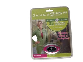 Gaiam Walking Fit Kit Lightweight Walking Pedometer Beginner With Audio CD - £16.55 GBP