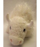 TY Beanie Buddies SOFT FUZZY WHITE BUFFALO 10&quot; Plush STUFFED ANIMAL Toy ... - £14.40 GBP