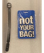 Hard Plastic 4&quot; Luggage Tag (NOT YOUR BAG!) W/ Strap *NEW* bb1 - $188.77 MXN