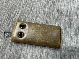 Vintage University Motors Bronx, NY Car Dealer Dealership Leather Key Ho... - $29.69