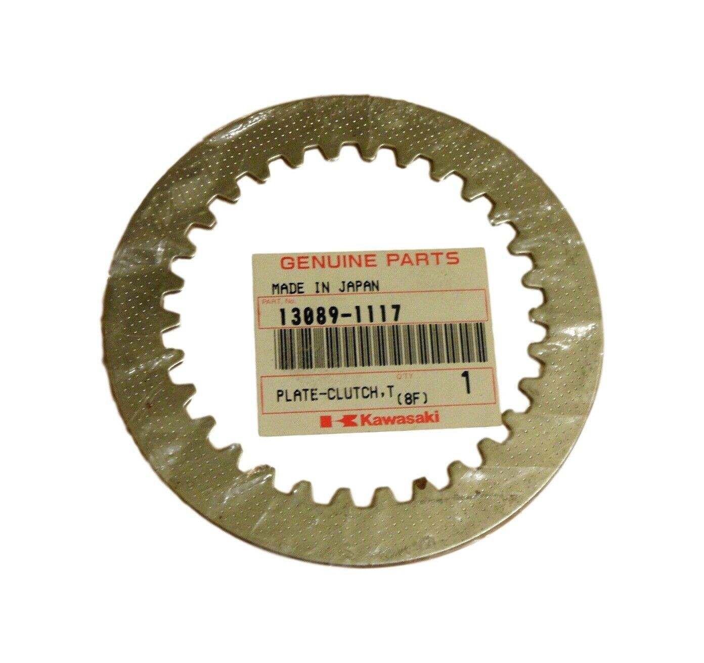 Kawasaki Clutch Plate T (8F) 13089-1117 130891117 Genuine Part - $14.61