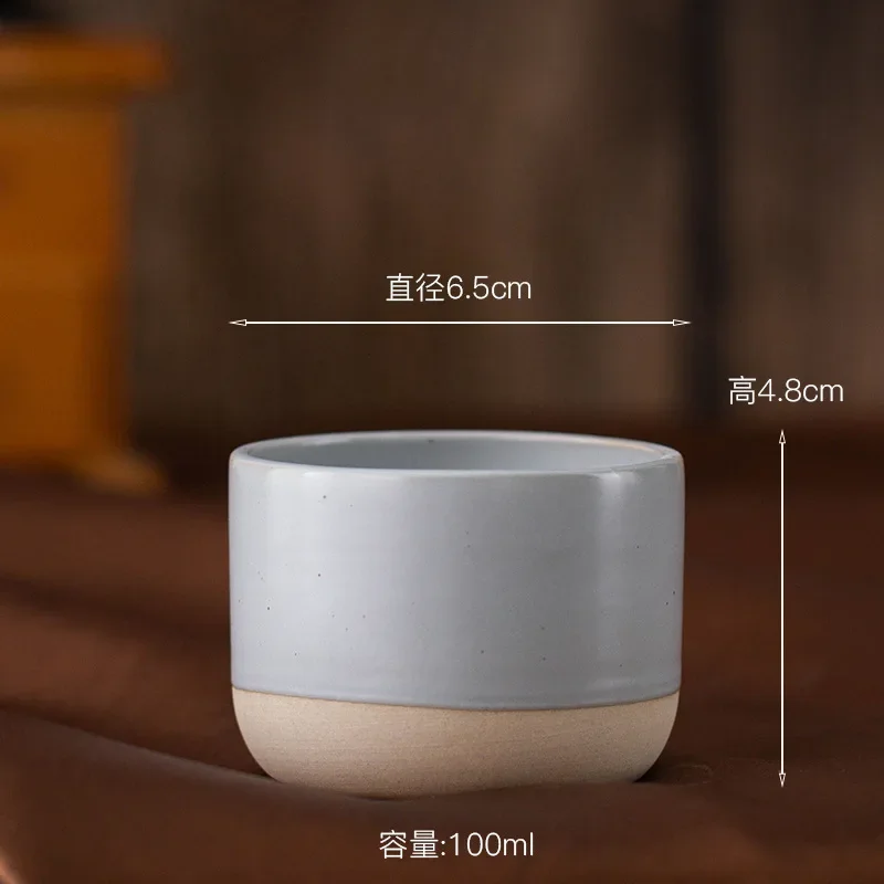 100ml 180ml 230ml Coffee Mug Vintage Ceramics Tea Capacity: 200ml Grey S... - €8,19 EUR