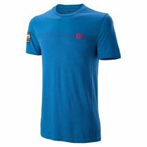 Wilson Men`s 2019 US Open Competition Seamless Tennis Crew Brilliant Blue (Small - £21.78 GBP