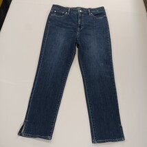 Lauren Ralph Lauren Jeans Women's 12 Blue Regal Straight Ankle Cotton High Rise image 15