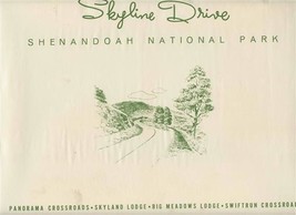 Skyline Drive Shenandoah National Park Placemat Panorama &amp; Swiftron Crossroads  - £14.01 GBP