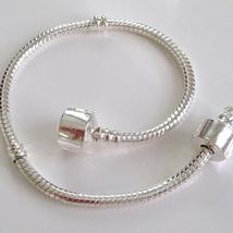 Genuine S925 Silver Snake Starter Empty Charm Moments Bracelet All Sizes - £11.00 GBP