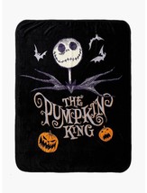 The Nightmare Before Christmas Pumpkin King Throw Blanket with Gift Box - $437.36 MXN