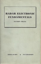 Radar Electronic Fundamentals (NAVSHIPS 900,016 Bureau of Ships/Navy Dep... - $15.00