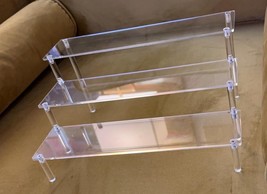 HENABLE Large Acrylic Display Risers, Perfume Stand Organizer 11.6 x 8 x... - $15.59