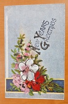 Vintage 1900s Postcard Happy New Year Greetings Postcard - €5,52 EUR