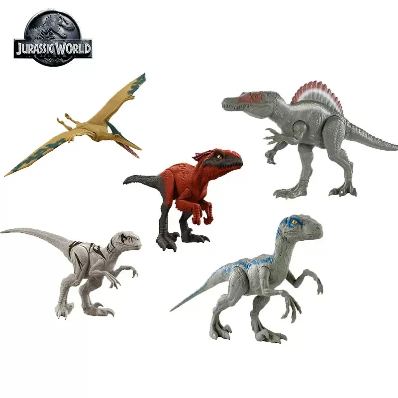 Original Mattel Jurassic World Dinosaur Spinosaurus  Atrociraptor Pyroraptor - £40.77 GBP - £53.74 GBP