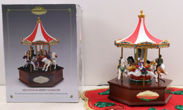 Mr. Christmas Gold Label Millennium Merry Go Round  25 All Time + 25 Chr... - $48.61