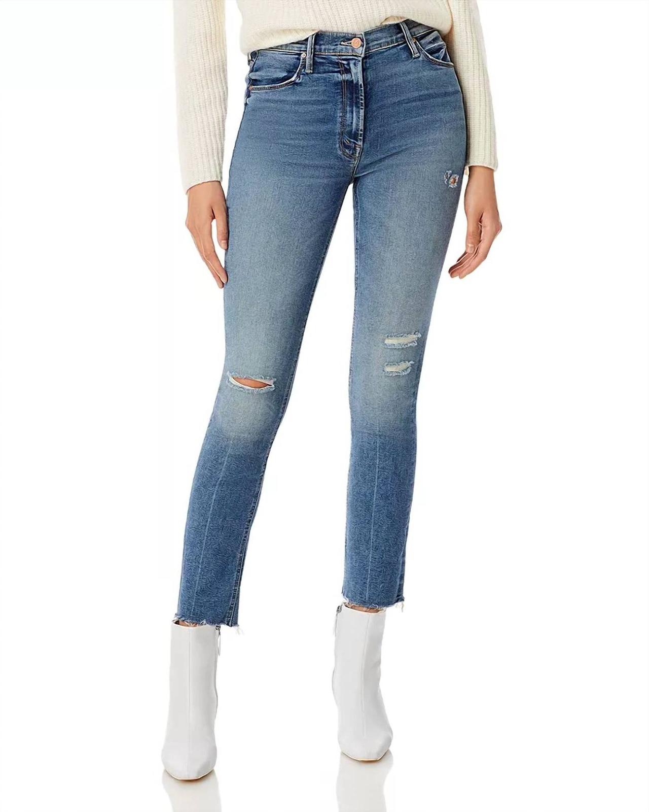 Mother Mid Rise Dazzler Ankle Jean Size 25 - $94.05