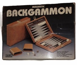 Magnetic BackGammon By Game Design Vintage 1986 - $17.12