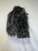 MSRP $64 Steve Madden Shaggy Faux Fur Scarf Black Size OSFA - £9.38 GBP