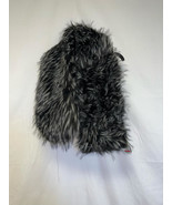 MSRP $64 Steve Madden Shaggy Faux Fur Scarf Black Size OSFA - $27.28 CAD