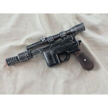 Star Wars Han Solo DL-44 Blaster Prop Réplica Argent Noir Usé Cosplay - $36.36