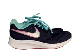 Nike Star Runner Size 7 Women or 5.5 Youth Low Top Lace Up Sneakers Blue Fabric - $24.14