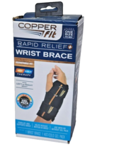 Copper Fit Wrist Brace Rapid Relief Plus w Reusable Hot/Cold (NEW,OPEN BOX) - £11.50 GBP