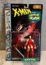 Marvel Classics X-Men Elektra Action Figure - Light-up Weapon,ToyBiz 1996 MOSC - £7.30 GBP