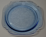 Vintage Indiana Glass RECOLLECTIONS BLUE 10¼” Dinner Plate / Chop Plate ... - $18.97