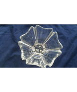 ORREFORS Clear Heavy Lead Crystal Orion Candy Bowl or Dish Sweden 5.5”x3.5&quot; - £32.84 GBP