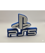 3D Printed PlayStation 5 PS5 Logo Sign Display Fan Art Video Game - $13.71