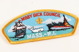 Vintage Moby Dick Council Massachusetts RI Boy Scout BSA Shoulder CSP Patch - $11.69