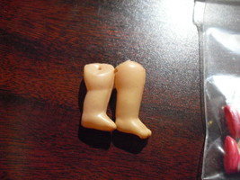 Set of Vintage Celluloid Small Baby Doll Legs 1 1/8&quot; Long - £13.49 GBP