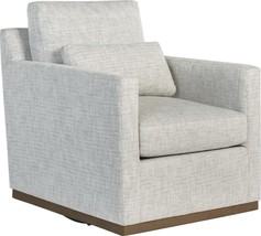 Occasional Chair DENTON Peppered Slate Pepper Birch Upholstery Fabric Swi - £1,645.87 GBP