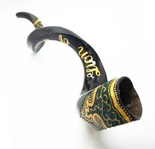 Shofar Yemenite Extra Large 40-42&quot; Painted with Lion of Judah From Jerus... - $489.90