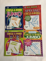 Mixed Lot 4 Kappa Superb Circle-A-Word Jumbo ​Word Search Seek Puzzle Books 2021 - £17.28 GBP