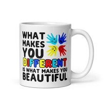 What Makes You Different Is What Makes You Beautiful White Mugs - $18.61+