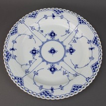 Royal Copenhagen Blue Fluted Full Lace 13 1/2&quot; Round Platter Chop Plate #1041 - £194.19 GBP