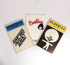 VTG Playbills 1980s Elephant Man One Mo Time Beehive FREE SHIP Lot of 3 - £11.35 GBP