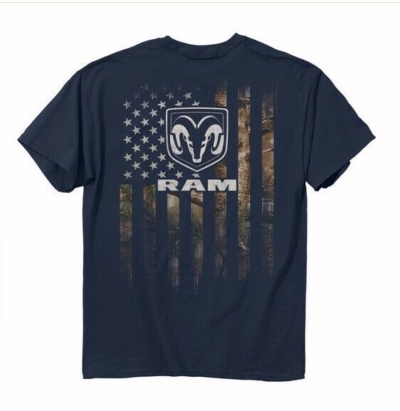 RAM U.S. Flag Camo Short Sleeve T-Shirt  NEW Fast Free Ship