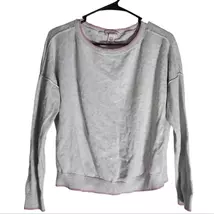 Victoria Secret Heather Grey Sweatshirt Size Oversized X-Small - $10.00