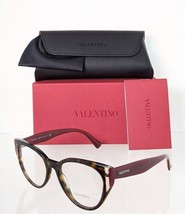 Brand New Authentic Valentino Eyeglasses VA 3030 5002 51mm Tortoise Burgundy  - £118.69 GBP