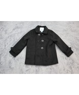 Class Club Jacket Girls Youth 4/5 Black Pea Coat Casual Dress Button Dow... - £17.89 GBP
