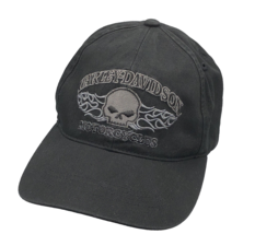 Harley Davidson Motocycles Willie G Skull Black Fitted Baseball Hat Size... - $462.00 MXN