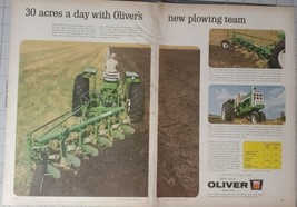 Oliver Tractor Plowing Advertisement 1961 - $23.38