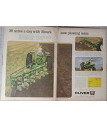Oliver Tractor Plowing Advertisement 1961 - £18.34 GBP