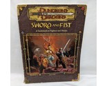 Dungeons And Dragons Sword And Fist Guidebook To Fighters And Monks - $18.17
