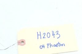 2004-2006 VOLKSWAGEN PHAETON FRONT LEFT INTERIOR A PILLAR TRIM COVER GRAY H2043 image 12