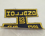 USS Holland Patch AS-32 Embroidered H Varsity Letter Navy Blue Military New - $12.59