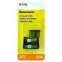 Cooper Bussmann BP/ATC-30-RP Green Automotive Blade Fused 30 Amp 5 Pack - £7.04 GBP