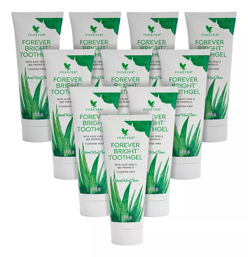 10 Pack Forever Bright Toothgel Propolis Aloe Vera Mint Fluoride Free Exp 2026 - $78.42