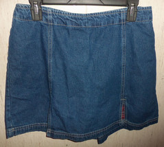 Excellent Womens Dressbarn Dark Blue J EAN Skort Size 10 - £19.43 GBP