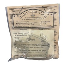 Aunt Bonnie Laird’s Cookie Recipe Vintage 1996 Basket Cookie Cutter - £7.05 GBP