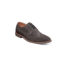 Stacy Adams Marligan Wingtip Oxford Suede Classic Shoes Dark Gray 25616-011 image 13